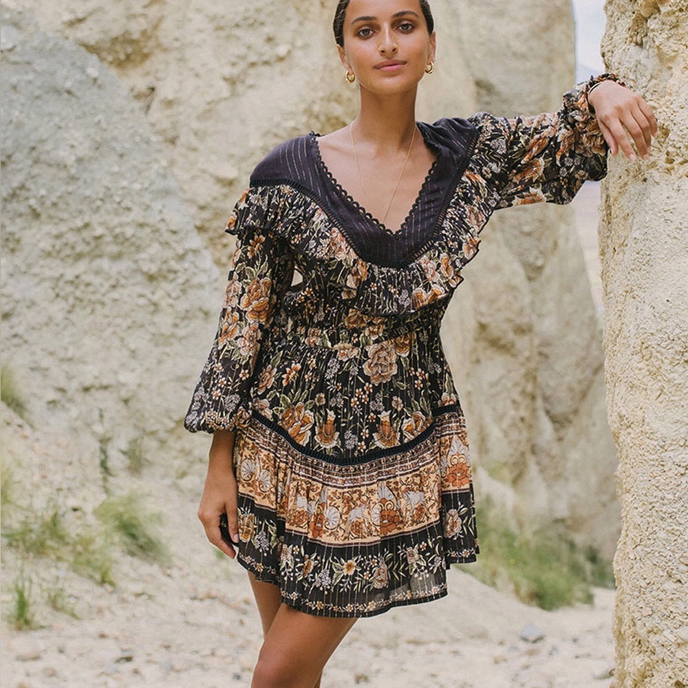 UFTS Spell Mystic Mini Floral Dress XS
